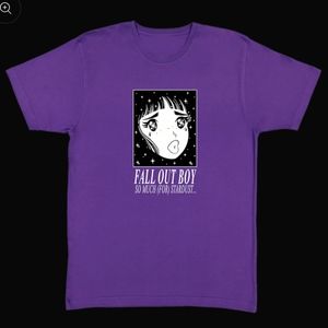 fall out boy anime so much for stardust tee
